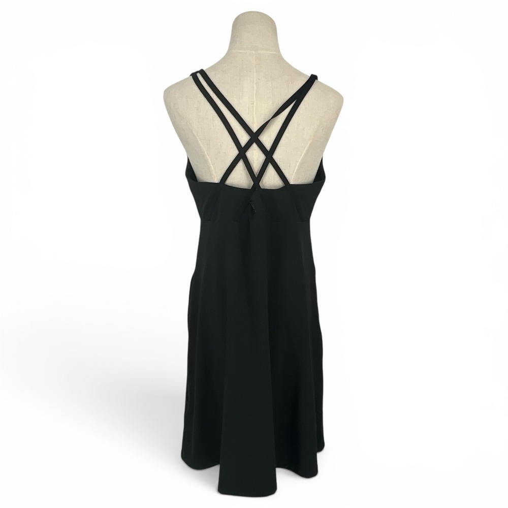 Royal Robbins Spotless Evolution Tank Dress Black UPF 50+ Y326012 Womens 12 - Picture 3 of 11